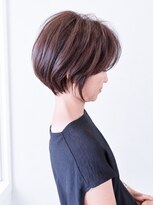 ムーンジェジェ(moon jeje)&nbsp;ひし形丸みショートボブ 前髪あり 30代40代50代60代 神戸 by柴立