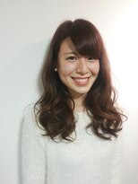 トリコ ヘアアンドケアスペース(trico hair&care space) ｔｒｉｃｏ Togo 暖色系カラーLongＳｔｙｌｅ-ピンクベージュ-