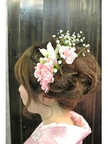 ヘアアンドリラクゼーション シャッセ(Hair&Relaxation SASE)&nbsp;謝恩会★サイド編み込みスタイル！