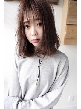 ヘアデザイン ソラ(Sola) 愛されショート ふんわり内巻きミディ×シースルーバング