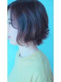 外国人風ショートボブ