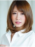 小顔効果もねらえるミディ