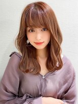 アフロート エル 錦糸町(AFLOAT L)&nbsp;前髪パーマ/セミウェットウェーブ/オリーブカラー/大人かわいい