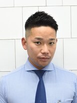 メリケンバーバーショップ コウベ(MERICAN BARBERSHOP KOBE)&nbsp;ビジネスフェード束間ショート