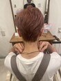 ヘアデザインロアール アリオ倉敷店(Hair Design Loire) 白髪を薄いピンクに可愛いイメージです