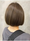 Carin那覇真嘉比店/小顔/オリーブカラー/セミウェットウェーブ