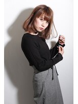 アディクト 東陽町西口(addict)&nbsp;王道モテ髪ミディアムレイヤー＿ベージュ＿ミディアム［東陽町］