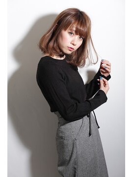 アディクト 東陽町西口(addict) 王道モテ髪ミディアムレイヤー＿ベージュ＿ミディアム［東陽町］