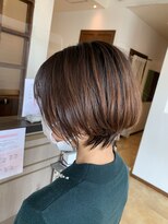 ブランシェ神領店&nbsp;【林】簡単セットで綺麗に見せるショートボブ