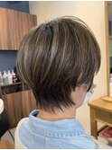 白髪ぼかし ハイライト