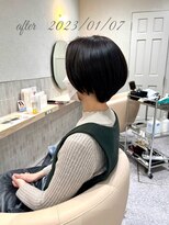 ウィステリア(wistaria)&nbsp;シンプルショートボブ