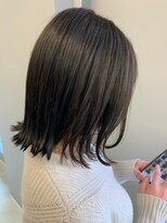 グラム 岡崎南店(gram)&nbsp;切りっぱなしボブ＿暗髪＿髪質改善_91