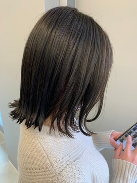 グラム 岡崎南店(gram) 切りっぱなしボブ＿暗髪＿髪質改善_91