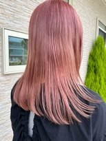 フルール hair Fleur ピンクカラー