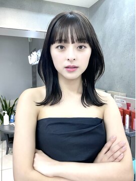 ヴェイン 渋谷(vain) くびれミディ/レイヤーカット/ミディアム/インナーカラー/渋谷