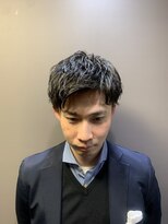 ヒロギンザ 恵比寿店(HIRO GINZA)&nbsp;ツーブロックビジネスショートフェードスパイラルツイストパーマ