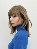 アイトーキョーエス 渋谷(AI TOKYO S)&nbsp;ミディアムレイヤー/ミルクティーベージュ/顔周りレイヤー