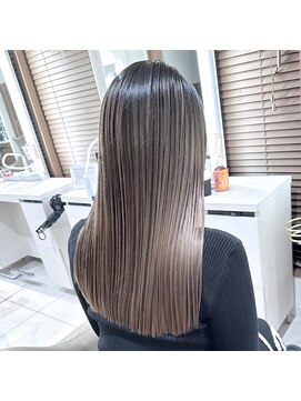 アッシュ 大宮店(Ash) 美髪ラテ系バレイヤージュ