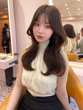 ボタン シブヤ(VOTAN SHIBUYA) ラベンダー/グレージュ/韓国ヘア/渋谷/レイヤー/顔まわり