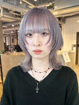 アイティーバイアルバム 八王子店(IT by ALBUM) ベビーピンクセミディホワイトピンクくびレイヤー_ba497511