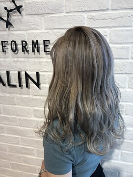 エールフォルム 藤枝店(YELLFORME) 外国人風シルバーグレージュカラー【藤枝】