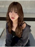★くびレイヤーロングエモージュイメチェンフルバングカット