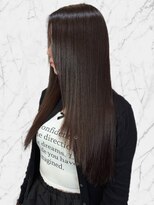 ヘアメイク ミチ 富田店(HAIRMAKE MICHI) 【MICHI 富田店　古作蓮】アッシュブラック 縮毛矯正 艶髪