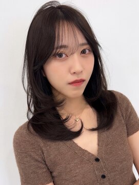 シェイト(ciate) ミディアムレイヤー×韓国風