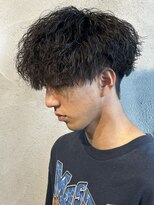 ニアウ 高崎店(Niau)&nbsp;ツイストスパイラルパーマメンズパーマメンズマッシュ群馬高崎