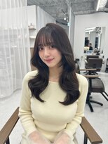 ハピネス 梅田茶屋町店(HAPPINESS)&nbsp;韓国ヘア/レイヤー/顔周りカット/ブリーチなし/グレージュ