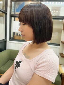 ユイマァル 倉敷店(YUIMARL) 30代40代ミディアムボブ髪質改善トリートメント