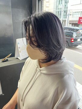 リンダイーロ(Linda Hiro) 【札幌円山】バレイヤージュ/ラベンダー/グレージュ/グラボブ