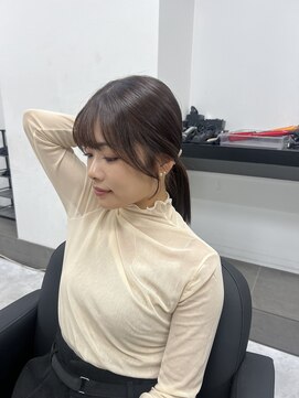 アクション 心斎橋店(ACTION) 結んでも可愛い顔周り