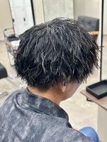 スウェル 稲毛店(Swell)&nbsp;MEN’S HAIR/ブルーブラック/フェザーパーマ/稲毛駅