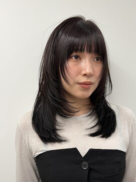 【寺本】ハッシュカットレイヤーカットグレージュカラー