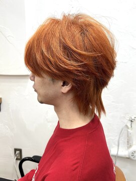 ミッシェル アフロート(michelle afloat) ◆センターパートのテラコッタウルフ◆