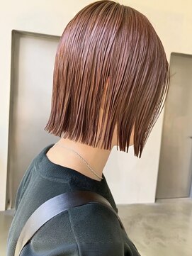 ノラギンザユー(NORA GINZA/U) 丸くならない ぱつっと切りっぱなしボブ