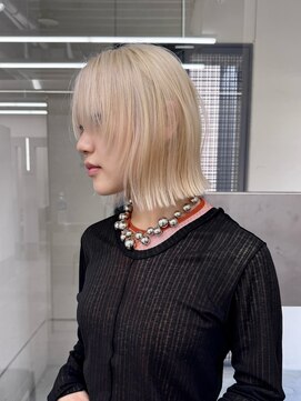 ゴートゥデイ 福岡大名Bellus店(GO TODAY) ボブカット/ボブウルフ/ウルフボブ/顔周りウルフ