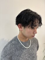 イフプロデュースドバイアミカ(iF produced by Amica)&nbsp;センターパート波巻きパーマ