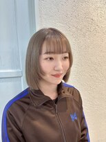 コード 四条河原町駅店(CHORD) ミルクティーグレージュ/ボブスタイル/ハイトーン/四条/河原町
