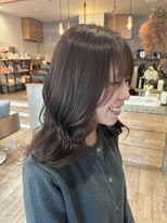 ヘアサロン アンフェール(Hair Salon Amfaire) 【rena】layerひし形style×olive beige