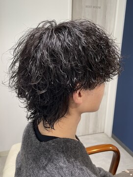オシャマ ヘアー サンク 二川店(Oshama hair CinQ5) ウルフパーマ（波巻き）