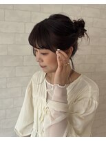 ゲリール ヘア プラス ケア(guerir hair+care)&nbsp;【guerir hair ＋ care】顔周りカット  ＋   アップスタイル