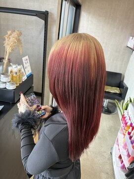 トリコ(ToricO) ルーツカラー　ハイトーン　ブリーチカラー　チェリーレッド