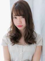 ローレン(LOREN)&nbsp;＊LOREN＊小顔シースルーバング無造作カール愛されセミディ