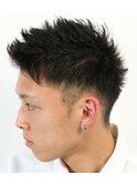 メンズカット ショート 2ブロック