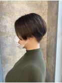 ハンサムショート×アッシュグレージュ