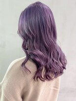 アイティー バイ アルバム 浦和店(IT by ALBUM)&nbsp;ブルーラベンダー_セミウェットウェーブオリーブカラー_ba308442