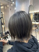 トハコ(&haco)&nbsp;透明感アッシュ×切りっぱなしボブ☆