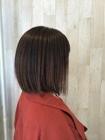 マニス(manis)&nbsp;20代30代40代切りっぱなしツヤボブ×グラデーションカラー